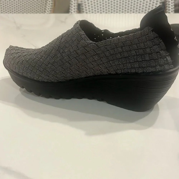 Bernie Mev Gem Wedge Greyish Blue Size 11 - Picture 9 of 10